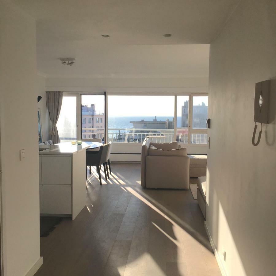 Sea And City View With Double Terrace Flat C Oostende Zewnętrze zdjęcie